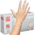 General Medi Disposable Gloves, Transparent Vinyl Gloves without Latex for Home - 100 units/box (XL)