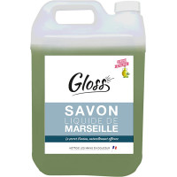 Gloss savon de marseille - 100% Végétal Savon pour lavage fréquent des mains - Parfumé et doux - Recette traditionnelle à l’huile d’olive
