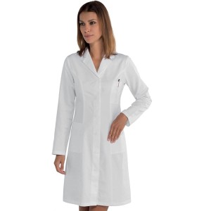 Hunter Women's Medical Blouse for Pharmacists and Herbalists - Classic Cotton Hospital Garment - White