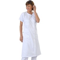 Hurry Jump Label Women's Medical Blouse - Short Sleeves - Round Neck - Machine Washable at 90 degrees - Medical or Industrial Use