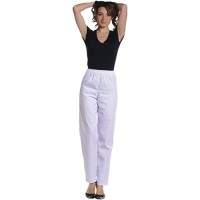 HYDROPLANETE White Professional Pants - Medical/Paramedical/Sanitary Uniform - Women - Nurse/Caregiver/Laboratory/Pharmacy Attire