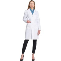 Blouse de laboratoire Icertag - Blanche - Adaptée aux étudiants, laboratoire scientifique, infirmière, cosplay - Blouse coton