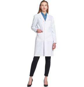 Blouse de laboratoire Icertag - Blanche - Adaptée aux étudiants, laboratoire scientifique, infirmière, cosplay - Blouse coton