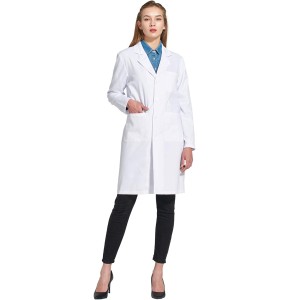 Icertag Laboratory Coat - White - Suitable for Students, Scientific Laboratories, Nurses, Cosplay - Cotton Coat