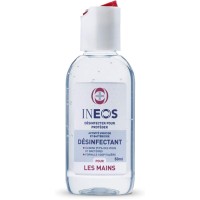 INEOS Hygienics Pocket-Sized Hydroalcoholic Gel (50 ml) - Hospital Formula - Effective against 99.9% of viruses and bacteria