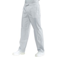 Isacco - Pantalon Cuisinier Noir Blanc
