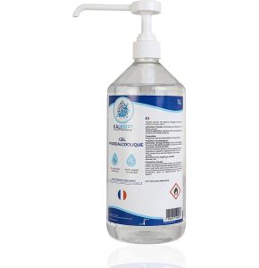 KALISEPT - Gel Hydroalcoolique Bactéricide Fongicide Virucide - Alcool végétal - 1L Gel Désinfectant, Ne Colle Pas