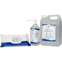 KALISEPT Hydroalcoholic Gel - 5L - Bactericidal, Fungicidal, Virucidal - Non-Sticky - Vegetable Alcohol - Made in France