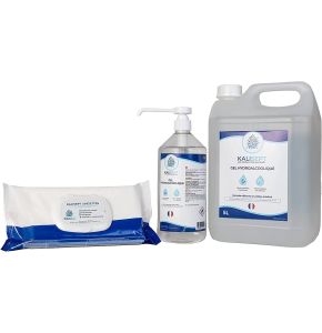 Gel hydroalcoolique KALISEPT - 5L - Bactéricide, fongicide, virucide - Ne colle pas - Alcool végétal - Fabriqué en France