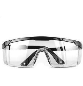 LianSan Lunettes de sécurité Transparentes avec Sangle, Lunettes Anti-buée de Virus de Protection oculaire médicale…