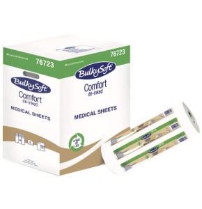 Lot de 6 rouleaux de draps médicaux respectueux de l'environnement 2 plis en papier recyclé H60 Lot de 6 rouleaux de draps médicaux respectueux de l'environnement 2 plis en papier recyclé H60