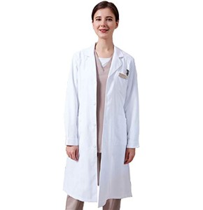 Matchwill Laboratory Coat/Medical Uniform Blouse, Cotton, and White - Suitable for Men &