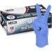 Gants d'examen en nitrile MEDca, bleu jetable sans poudre, petit/boîte de 100 unités