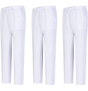 Misemiya Lot de 3 Pantalons sanitaires Unisexes Mixte Misemiya Lot de 3 Pantalons sanitaires Unisexes Mixte