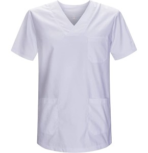 Misemiya - VÊTEMENTS DE Travail Unisex COL PIC Manches Courtes Médicaux Unisexe Misemiya - VÊTEMENTS DE Travail Unisex COL PIC Manches Courtes Médicaux Unisexe