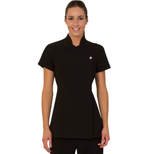 Press Stud Salon Tunique - Beauté Coiffure Massage Thérapeute Spa Santé Travail Ongles Uniforme Press Stud Salon Tunique - Beauté Coiffure Massage Thérapeute Spa Santé Travail Ongles Uniforme