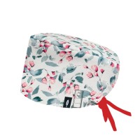 ROBIN HAT - EMMA Surgical Hood Long Hair With Click Attachment System - 100% Cotton