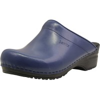 Sanita Sonja PU - Open Clogs for Women - Anatomical Footbed with Soft Foam