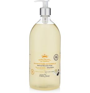 Savon Liquide Naturel de Marseille Surgras au Beurre de Karité FREESENS FL. 1Litre Savon Liquide Naturel de Marseille Surgras au Beurre de Karité FREESENS FL. 1Litre