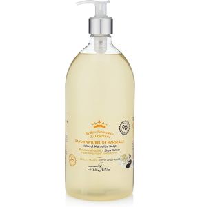 Savon Liquide Naturel de Marseille Surgras au Beurre de Karité FREESENS FL. 1Litre