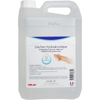 Solution Hydro Alcoolique 70% d'alcool - bidon de 5 litres
