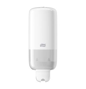 Tork Liquid and Spray Soap Dispenser White S1/S11, Elevation, 1 piece, 29.6 x 11.4 x 11.2 cm, 560000