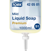 Tork Mild Liquid Soap S1, Fresh Scent, 1 bottle, 1000 ml, 420501