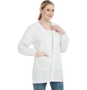 UNAKU Laboratory Blouse - Mann's White Shirt - Students, Scientific Laboratory, Nurse, Cosplay