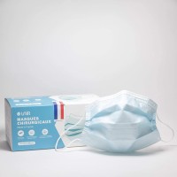 UniR Masques chirurgicaux 3 plis Adultes Type 2R IIR, Fabriqué en France, BFE + 98% (1 boite de 50 masques)