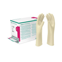 Vasco Gants chirurgicaux sensibles stériles | Taille 6,5 | Bbraun Vasco Sensitive | Gants en latex naturel hautement élastique | Sans poudre