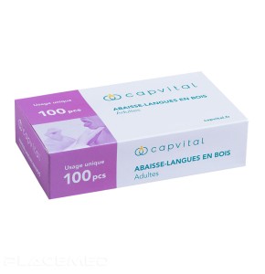 Abaisses-langue Bois - Pour Adultes et Enfants - Usage Professionnel et Domestique