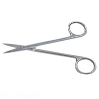 Ciseaux Iridectomie Droits en Acier Inoxydable 11,5 cm - REF 4011109411
