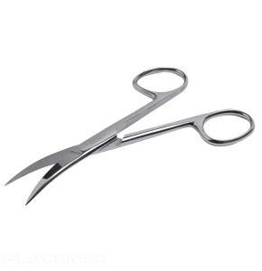 Ciseaux Pointus Courbes en Acier Inoxydable 14 cm - Holtex