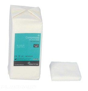 40g Non-Woven Pads - Non-Sterile 4-Ply - Box of 100 Units