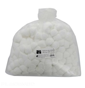 Coton Hydrophile Boule - Sachet de 700 boules - Marque Raffin