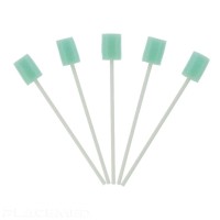 Écouvillons en Plastique - 150X4MM BOUT ETOILE EN MOUSSE SACHET DE 5