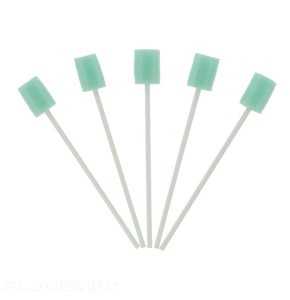 Écouvillons en Plastique - 150X4MM BOUT ETOILE EN MOUSSE SACHET DE 5