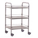 Stainless Steel Trolley - 3 Shelves - HOLTEX