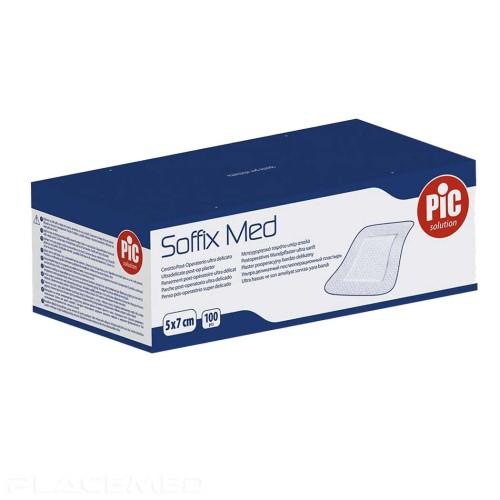 Soffix Med Ultra-Delicate Post-Operative Dressings - 5 x 7 cm - Box of 100