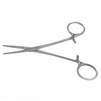 Kelly Straight Forceps 14 cm Without Claws - Self-locking Hemostatic - HOLTEX - REF 4021216414