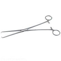 Pince Pozzi Droite 24 cm - Outil Gynécologique et Obstétrique de Précision