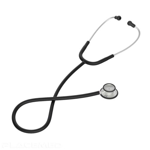Dual Pulse II Carbon Stethoscope - Double Headset with Anti-Cold Ring