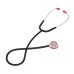 Stéthoscope Dual Pulse II - Carbone - Double Pavillon avec Bague Anti-Froid V 1220