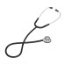 Dual Pulse II Carbon Stethoscope - Double Headset with Anti-Cold Ring V 1221