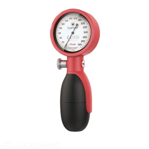 Mobi Ambidextrous Aneroid Sphygmomanometer - Coral - Accurate and Fast Measurement