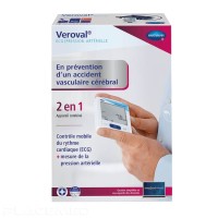 Veroval Blood Pressure Monitor with ECG Function: Automatic Measurement and Heart Rate Recording