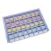 600 x 400 Tray with 8 Medication Pill Organizers and Morning Noon Evening Night Labels V 10009