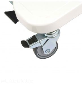 Robust and Easy-to-Install Independent Brake For 1 Wheel Mounted on Alvi Bag Cart