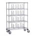 Personalized Laundry Distribution Cart – Modular, Mobile, Durable, and Easy to Clean & Disinfect in Gray Epoxy V 10473