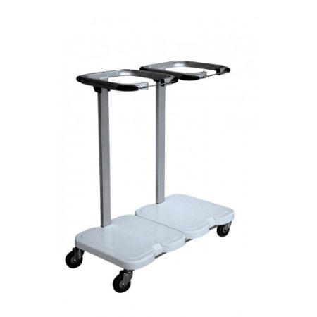 Chariot nu 2 sacs en ligne CHASA 35 - Dim. 785 x 410 x H880 mm